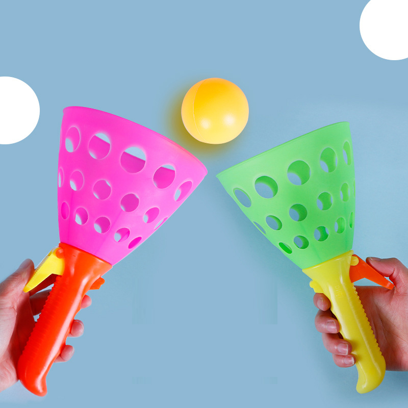 Catapult Launcher Toy - Juguete de lanzamiento con doble atrapa,