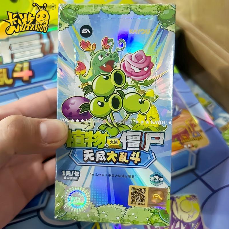 Kids Zombie Toys - Plantas KAYOU originales vs. Tarjeta de