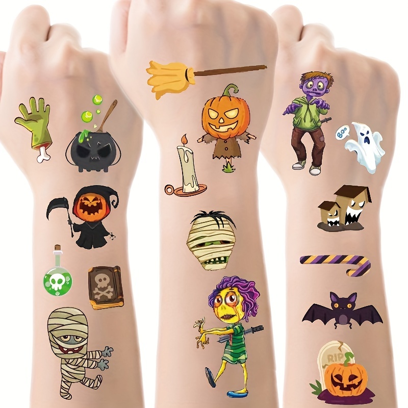 Kids Zombie Toys - 10 hojas de calabazas de Halloween,