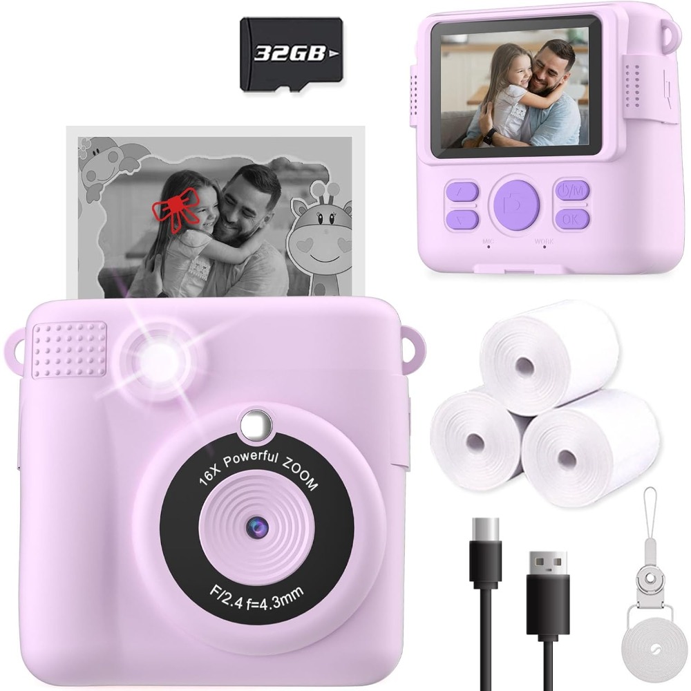 Cámara de impresión instantáne - Kids Toys 3 Year Old reseña y precio