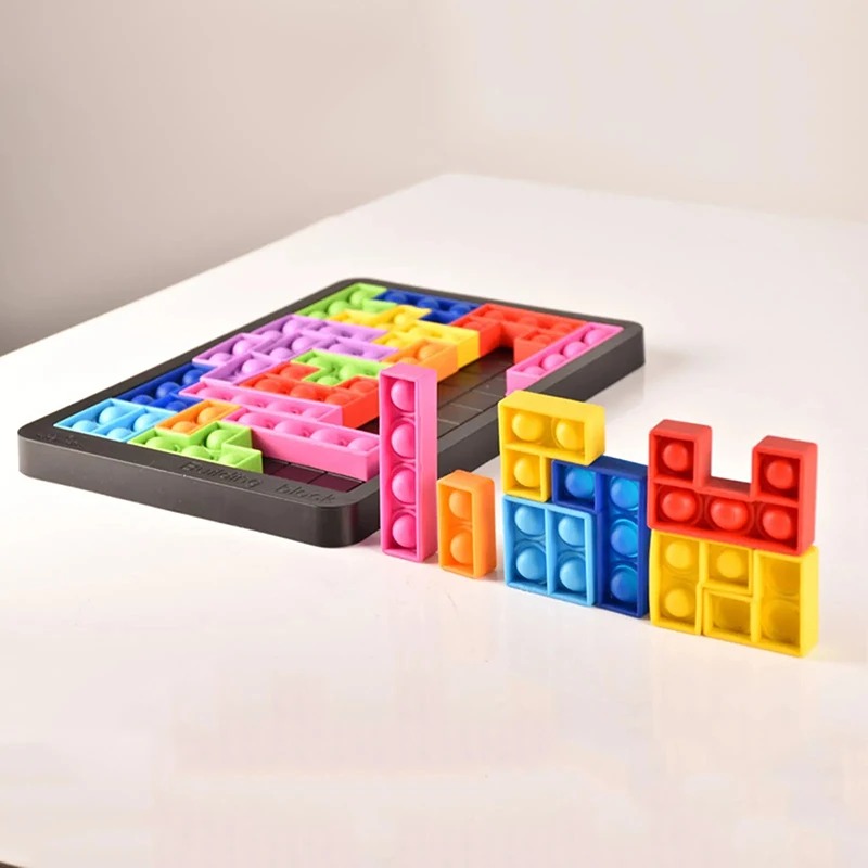 27 piezas de rompecabezas Tetr - Kids Toys 3 Year Old reseña y precio