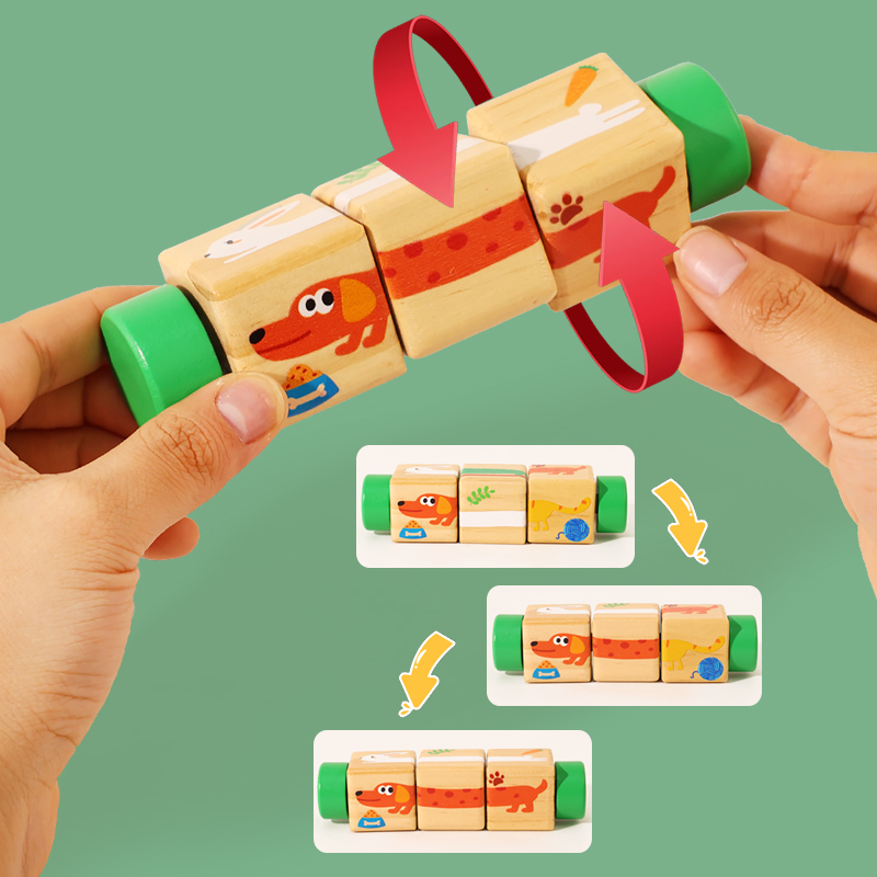 1 unidad de rompecabezas girat - Kids Toys 3 Year Old reseña y precio