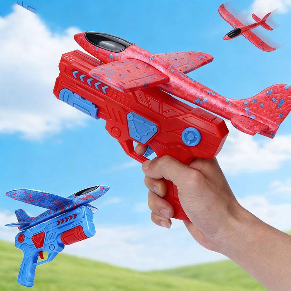 Avión de espuma luminoso, lanz - Catapult Launcher Toy reseña y precio