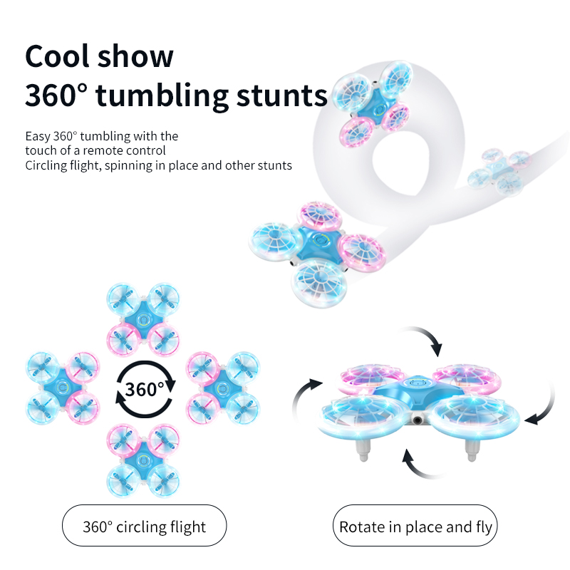 Mini Dron Flash 3D Flip 2,4G 4 - Kids Toys Under 50 reseña y precio